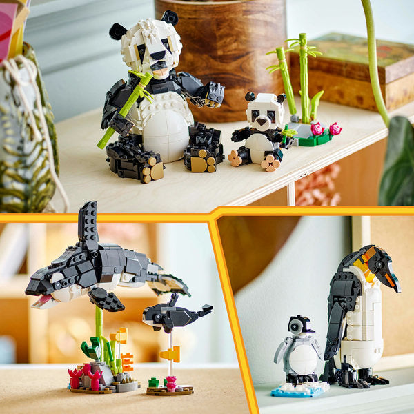 LEGO Creator 31165 — Animale salbatice: Familia de ursi panda – imagine 8