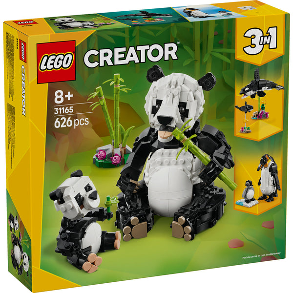 LEGO Creator 31165 — Animale salbatice: Familia de ursi panda – imagine 2