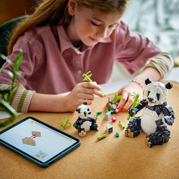 LEGO Creator 31165 — Animale salbatice: Familia de ursi panda – imagine 6