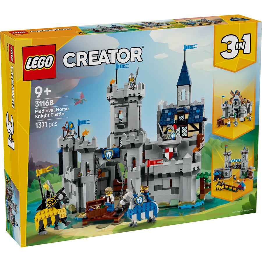 LEGO Creator 31168 — Castel medieval cu cai și cavaleri – imagine 2