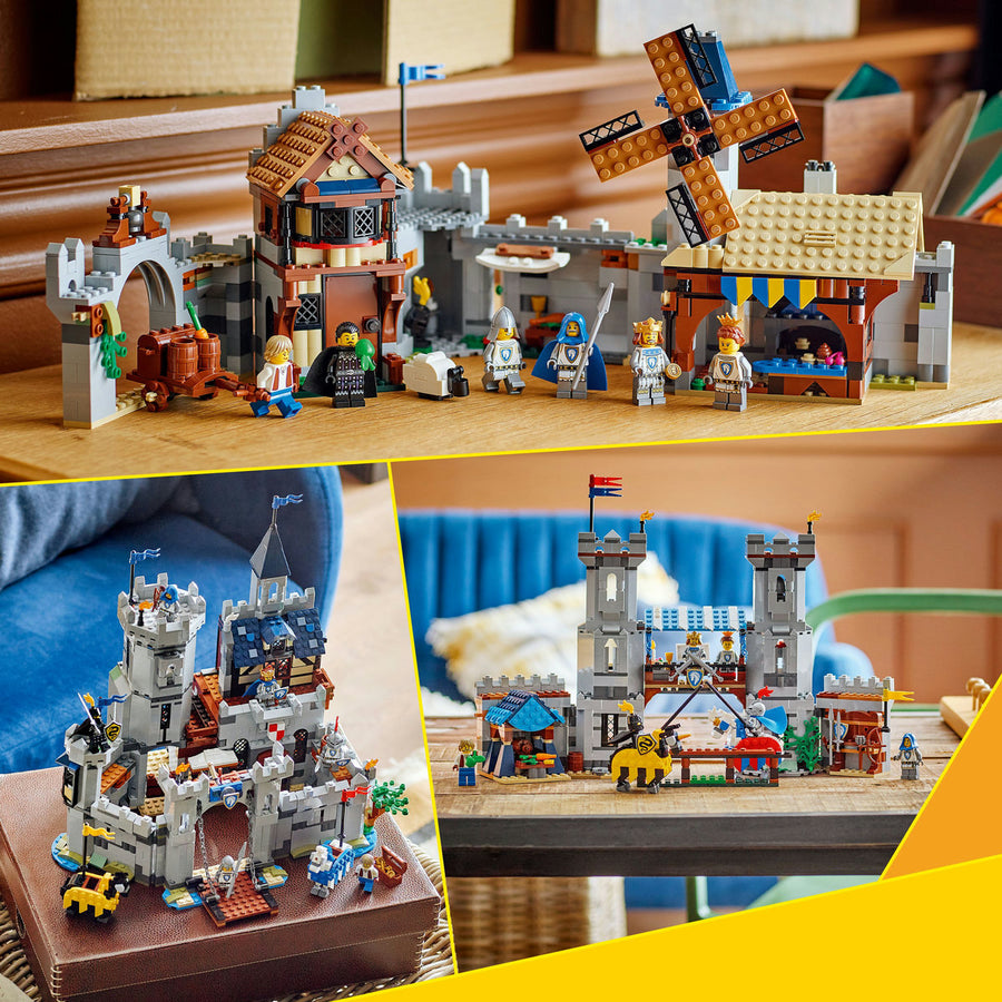 LEGO Creator 31168 — Castel medieval cu cai și cavaleri – imagine 4