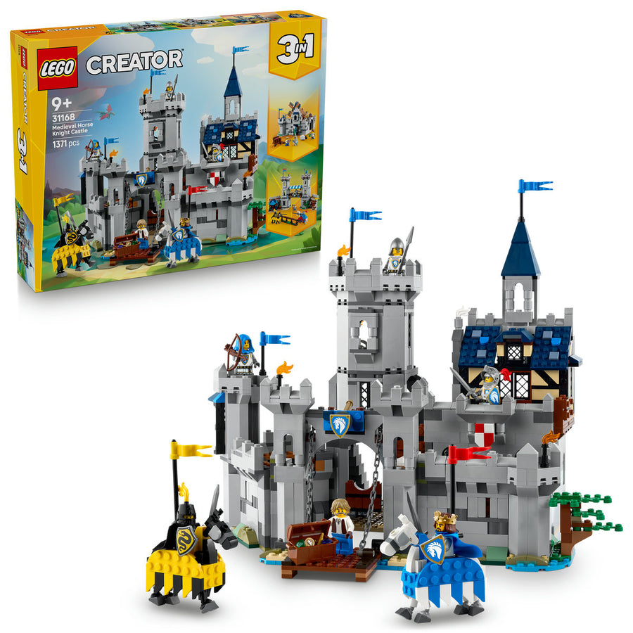 LEGO Creator 31168 — Castel medieval cu cai și cavaleri – imagine 1