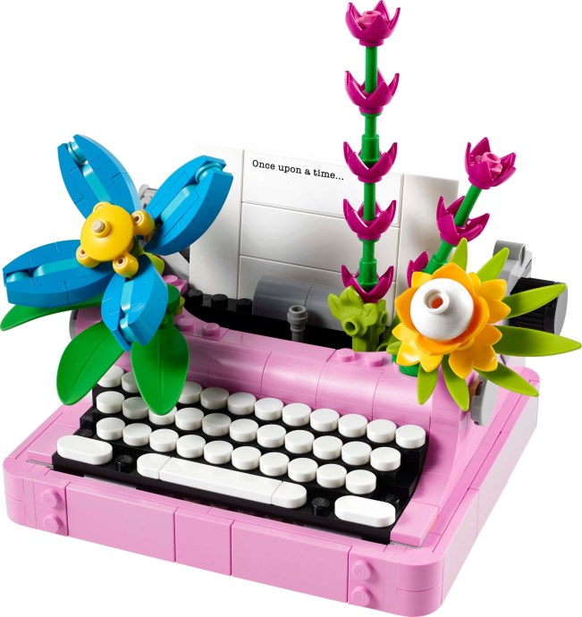 LEGO Creator 31169 — Masina de scris cu flori