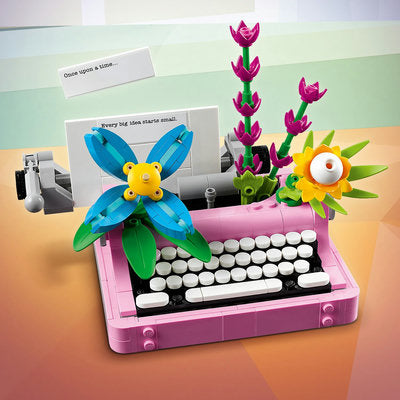 LEGO Creator 31169 — Masina de scris cu flori – imagine 9