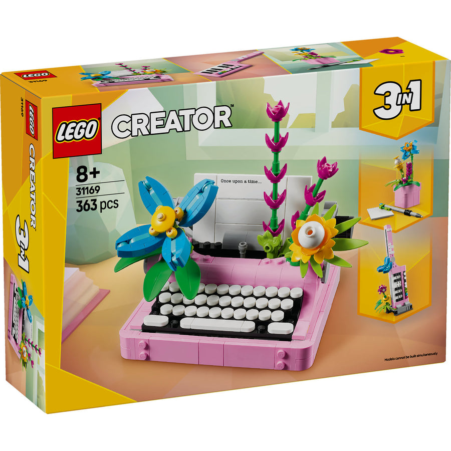 LEGO Creator 31169 — Masina de scris cu flori – imagine 2
