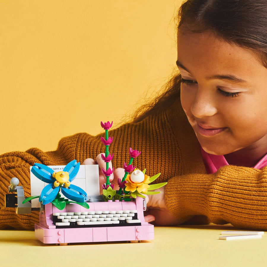 LEGO Creator 31169 — Masina de scris cu flori – imagine 7