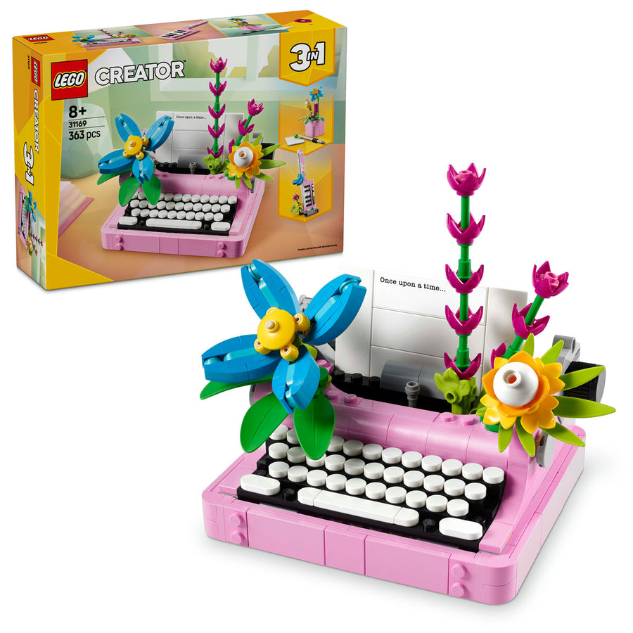 LEGO Creator 31169 — Masina de scris cu flori – imagine 1