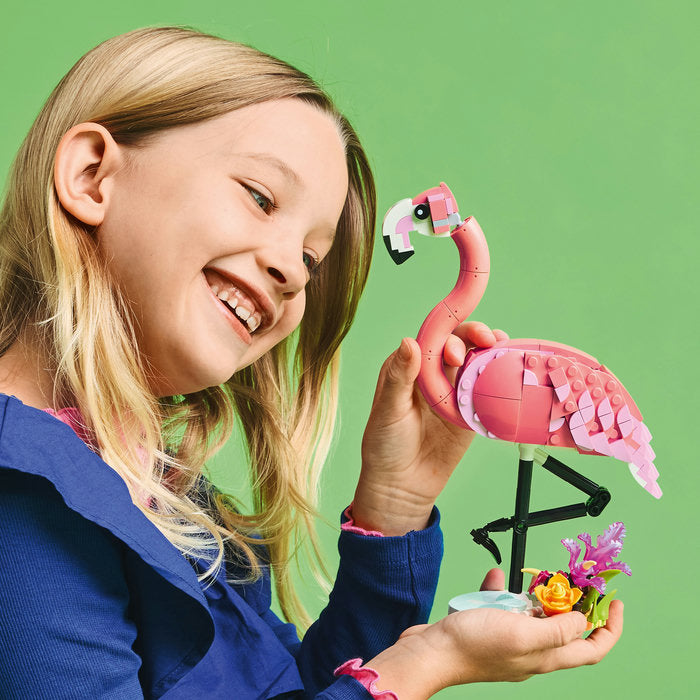 LEGO Creator 31170 — Animale salbatice: Flamingo roz – imagine 8