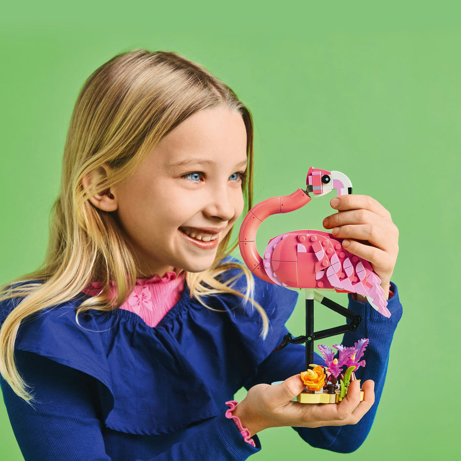 LEGO Creator 31170 — Animale salbatice: Flamingo roz – imagine 4
