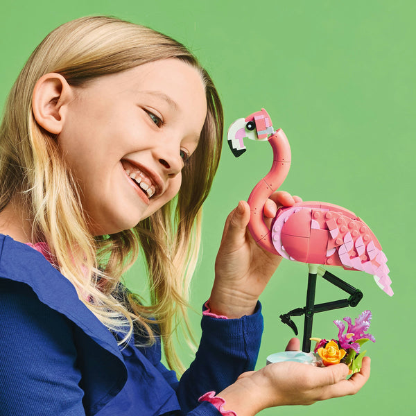 LEGO Creator 31170 — Animale salbatice: Flamingo roz – imagine 7