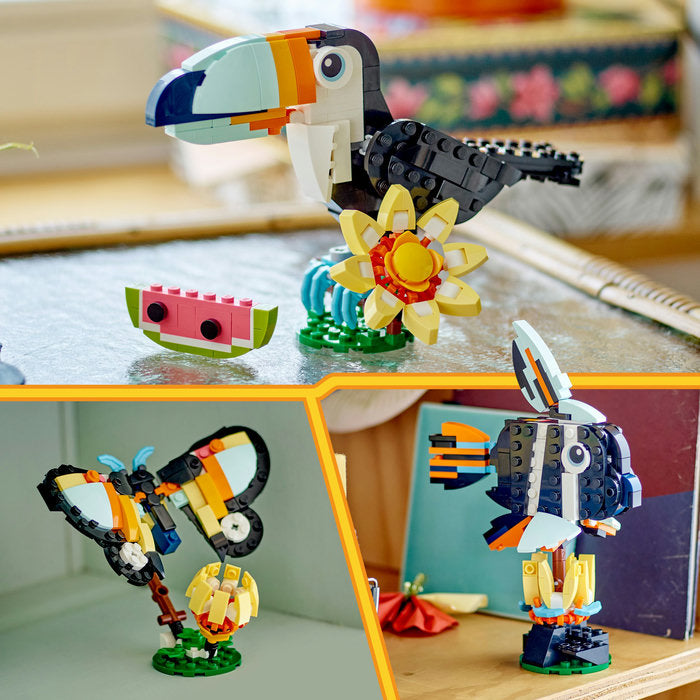 LEGO Creator 31173 — Animale salbatice: Tucan tropical – imagine 8