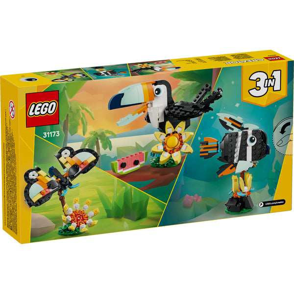 LEGO Creator 31173 — Animale salbatice: Tucan tropical – imagine 3