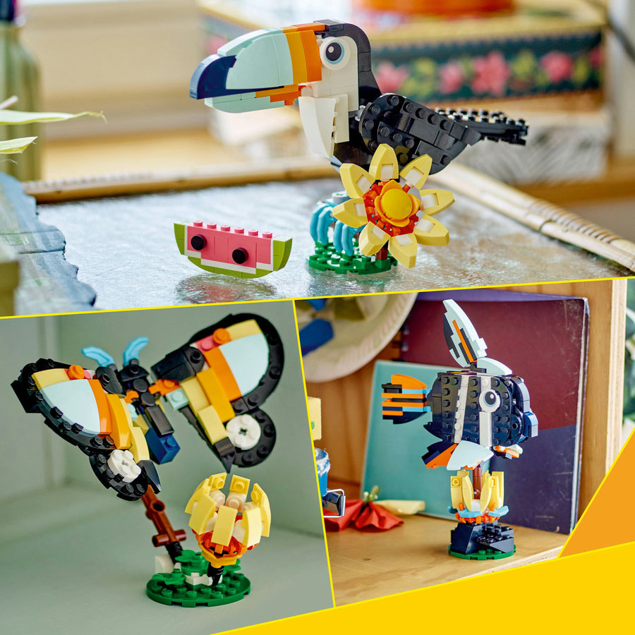 LEGO Creator 31173 — Animale salbatice: Tucan tropical – imagine 4
