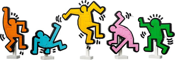 LEGO Art 31216 — Keith Haring – Figurine care danseaza