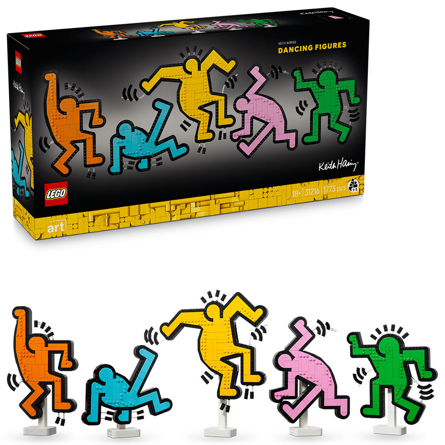 LEGO Art 31216 — Keith Haring – Figurine care danseaza – imagine 1