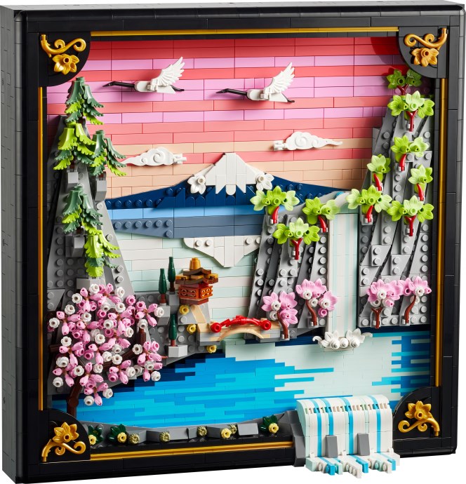 LEGO Art 31218 — Peisaj cu flori de cireș japonez