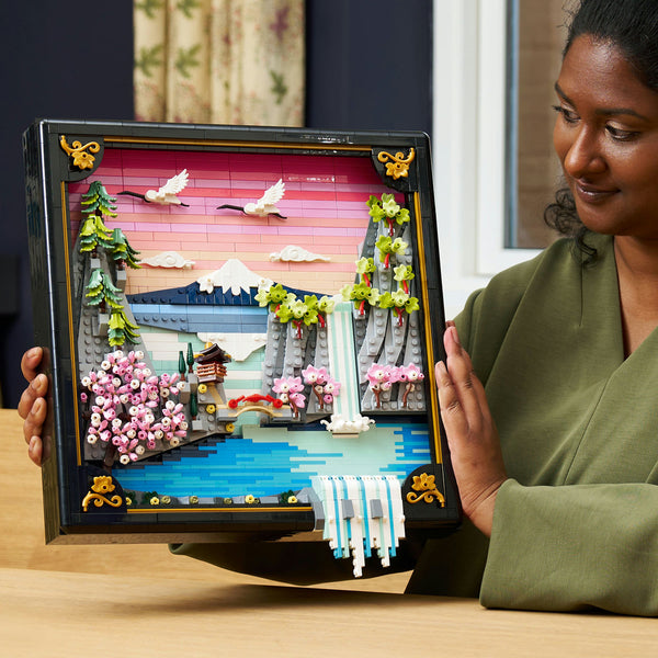 LEGO Art 31218 — Peisaj cu flori de cireș japonez – imagine 4