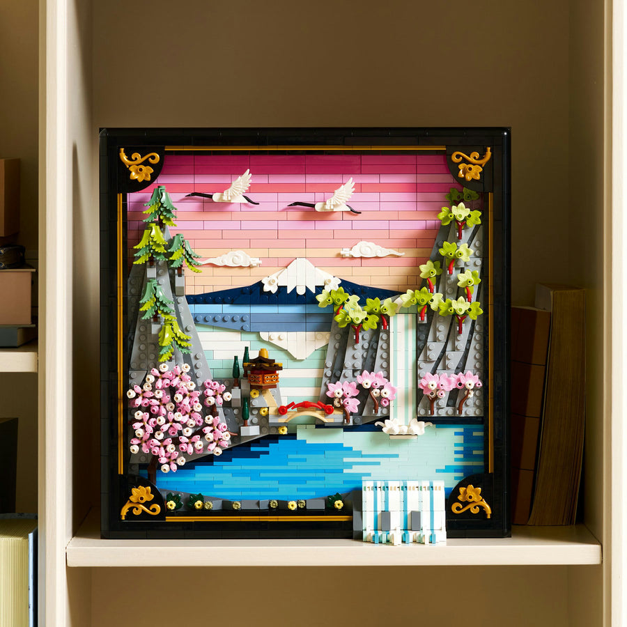 LEGO Art 31218 — Peisaj cu flori de cireș japonez – imagine 5
