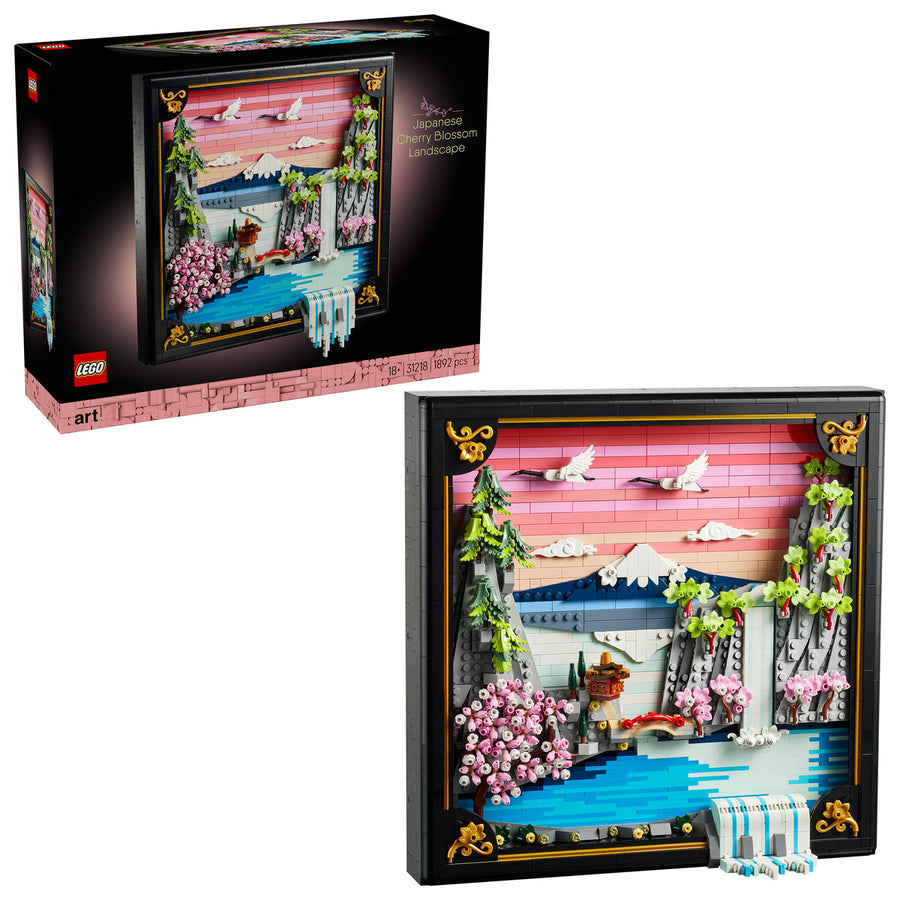 LEGO Art 31218 — Peisaj cu flori de cireș japonez – imagine 1