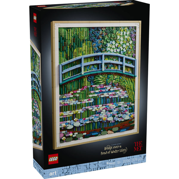 LEGO Art 31220 — Claude Monet – Pod peste lac cu nuferi – imagine 2
