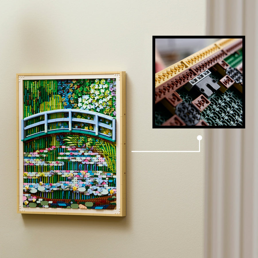 LEGO Art 31220 — Claude Monet – Pod peste lac cu nuferi – imagine 6
