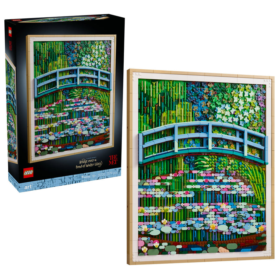 LEGO Art 31220 — Claude Monet – Pod peste lac cu nuferi – imagine 1