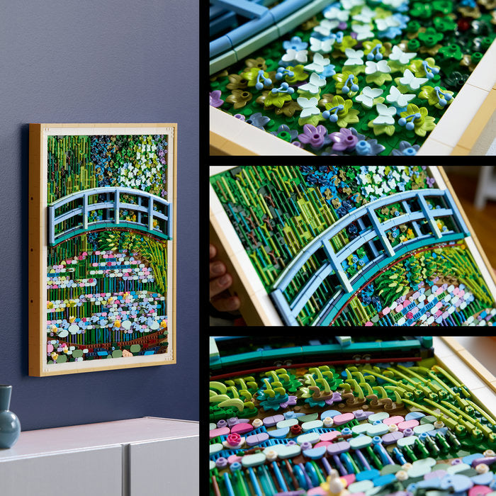 LEGO Art 31220 — Claude Monet – Pod peste lac cu nuferi – imagine 9