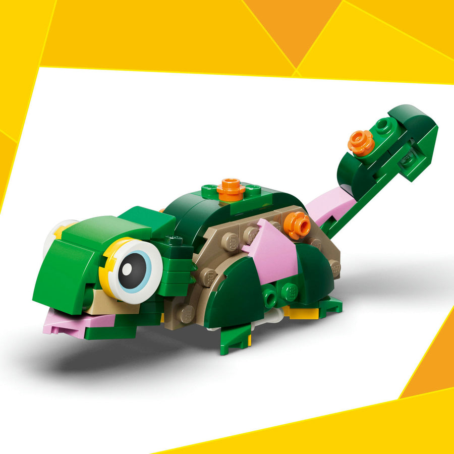 LEGO Creator 31377 — Broască-țestoasă cu o floare de nufăr – imagine 5