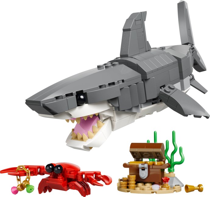 LEGO Creator 31381 — Rechin feroce cu un cufăr de comori