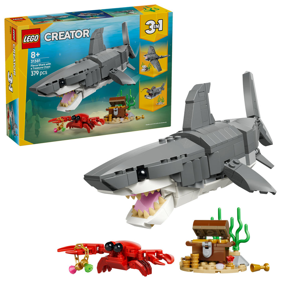 LEGO Creator 31381 — Rechin feroce cu un cufăr de comori – imagine 1