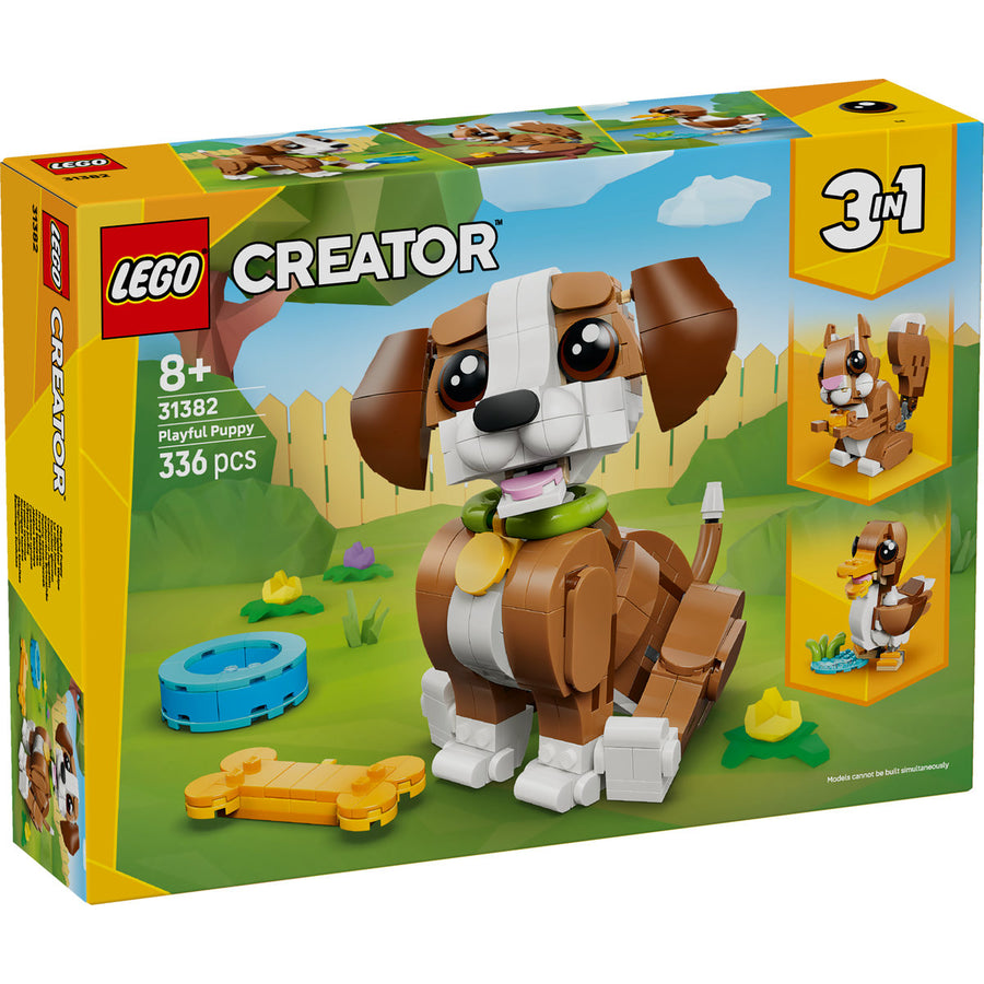 LEGO Creator 31382 — Animale adorabile: Cățeluș jucăuș – imagine 2