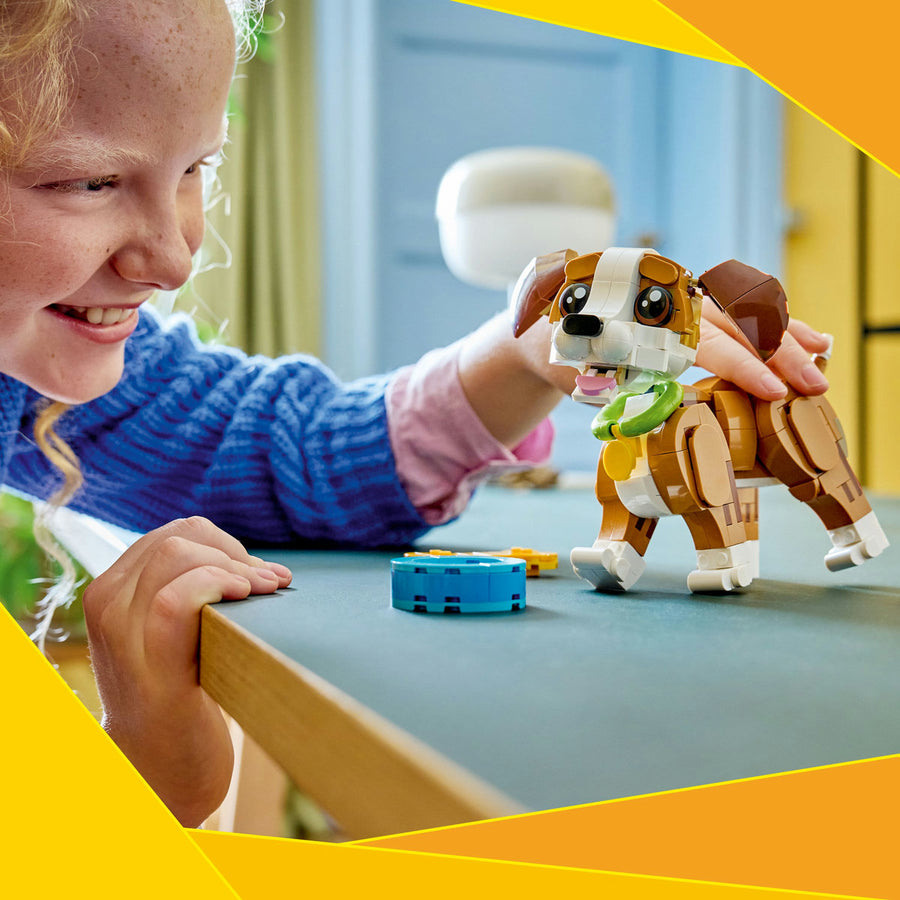 LEGO Creator 31382 — Animale adorabile: Cățeluș jucăuș – imagine 7