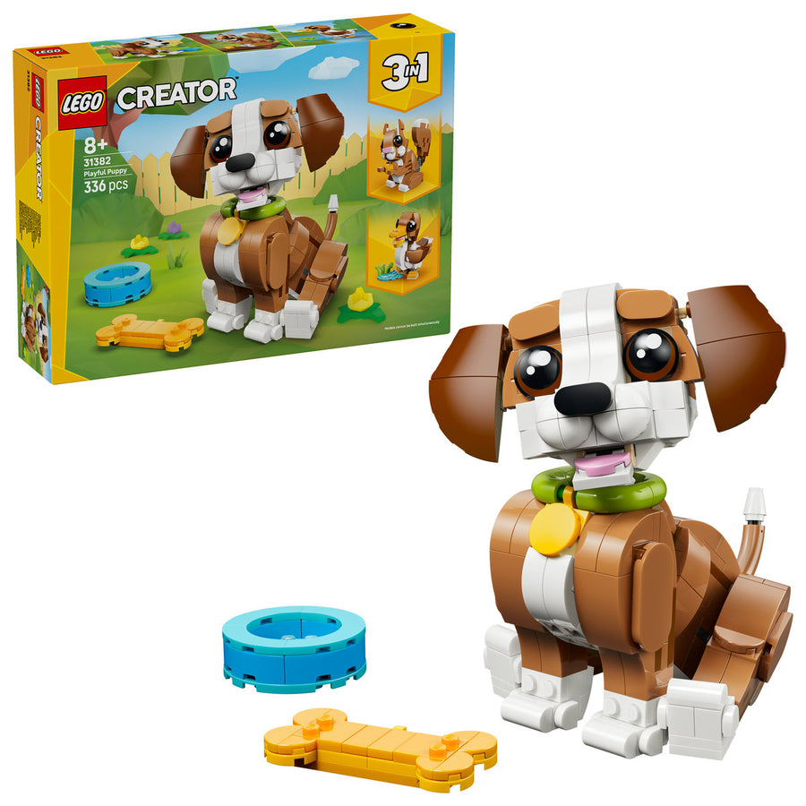 LEGO Creator 31382 — Animale adorabile: Cățeluș jucăuș – imagine 1
