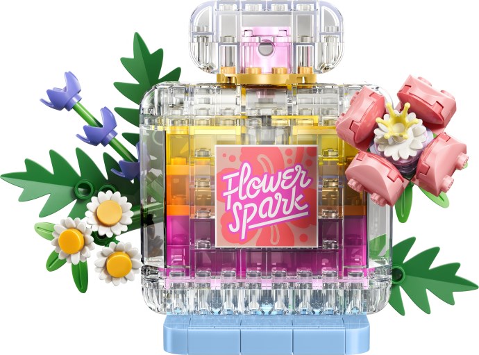 LEGO Creator 31383 — Sticlă de parfum cu flori decorativă