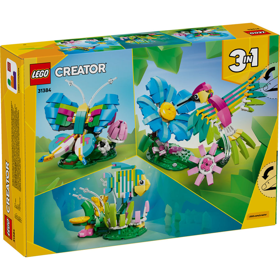 LEGO Creator 31384 — Animale sălbatice: Colibri colorat – imagine 3