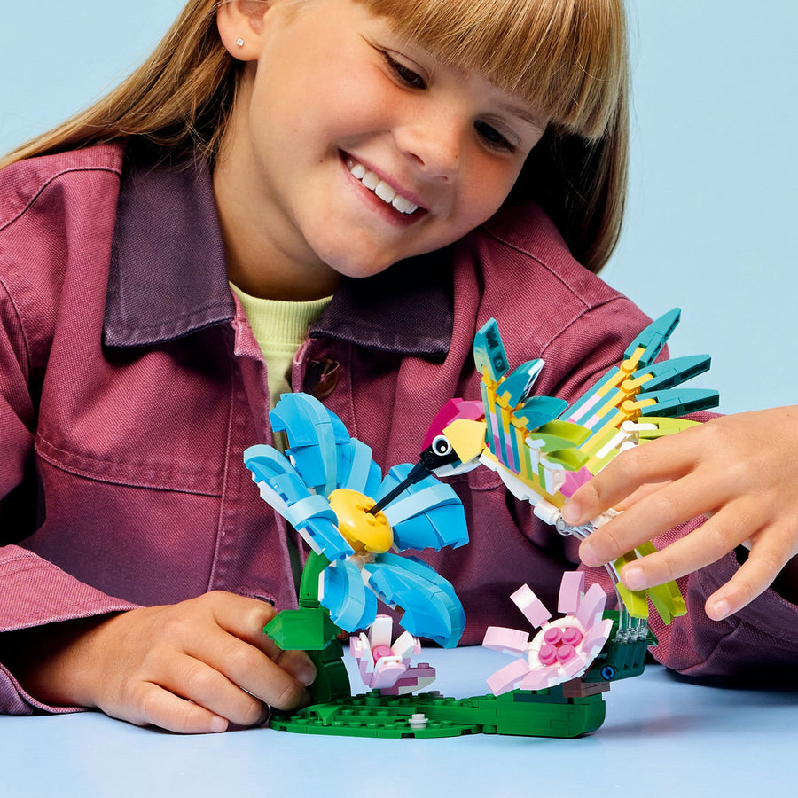 LEGO Creator 31384 — Animale sălbatice: Colibri colorat – imagine 4
