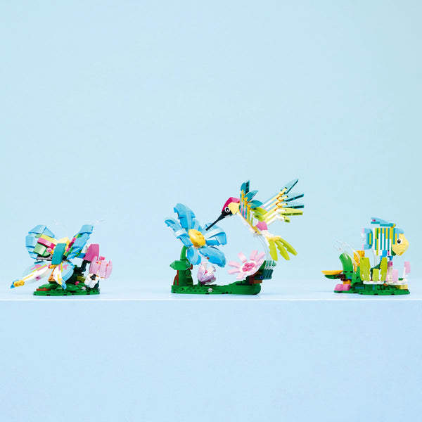 LEGO Creator 31384 — Animale sălbatice: Colibri colorat – imagine 7