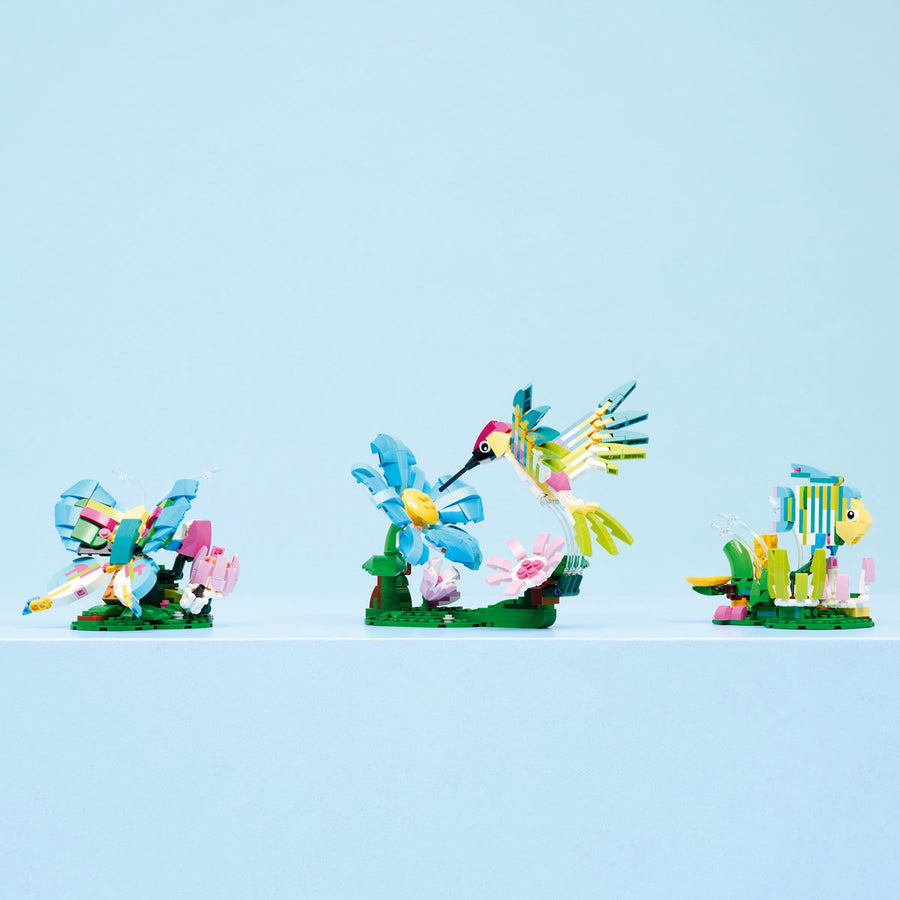 LEGO Creator 31384 — Animale sălbatice: Colibri colorat – imagine 7