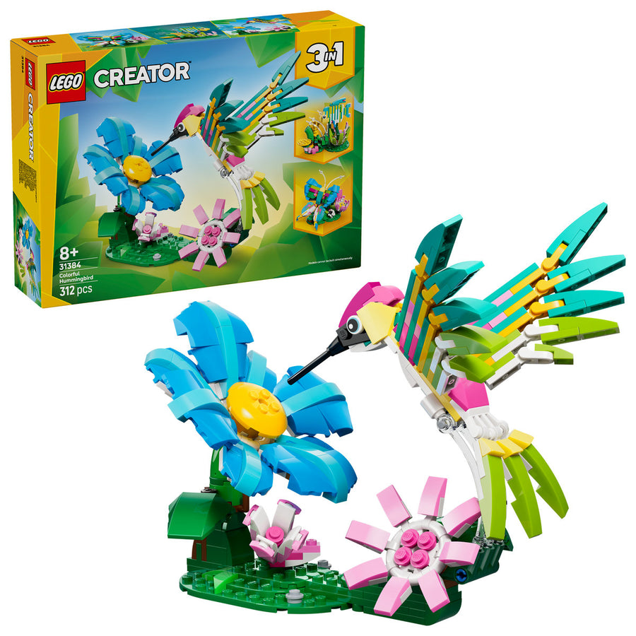 LEGO Creator 31384 — Animale sălbatice: Colibri colorat – imagine 1