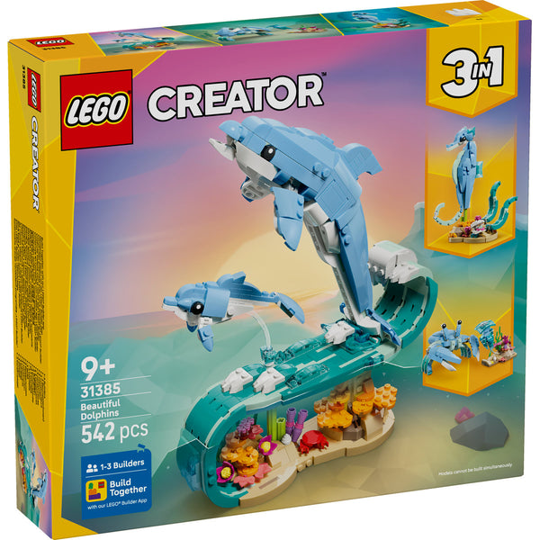 LEGO Creator 31385 — Animale marine: Delfini superbi – imagine 2