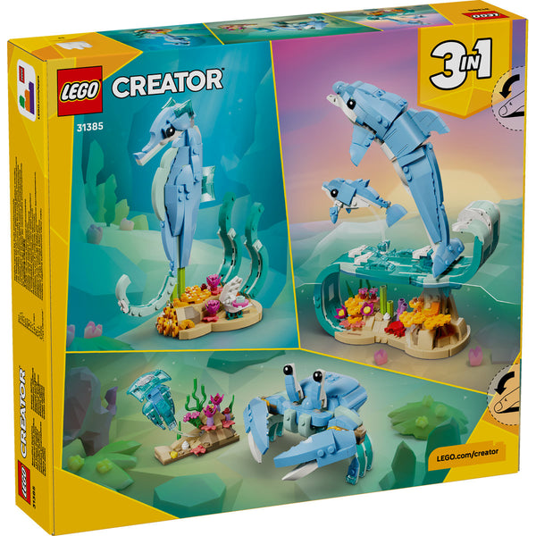 LEGO Creator 31385 — Animale marine: Delfini superbi – imagine 3