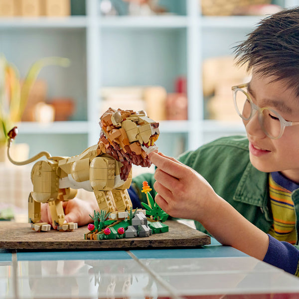LEGO Creator 31386 — Animale sălbatice: Leu maiestuos – imagine 5