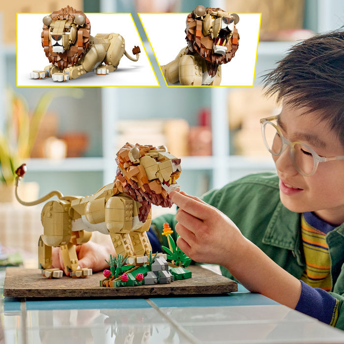 LEGO Creator 31386 — Animale sălbatice: Leu maiestuos – imagine 7