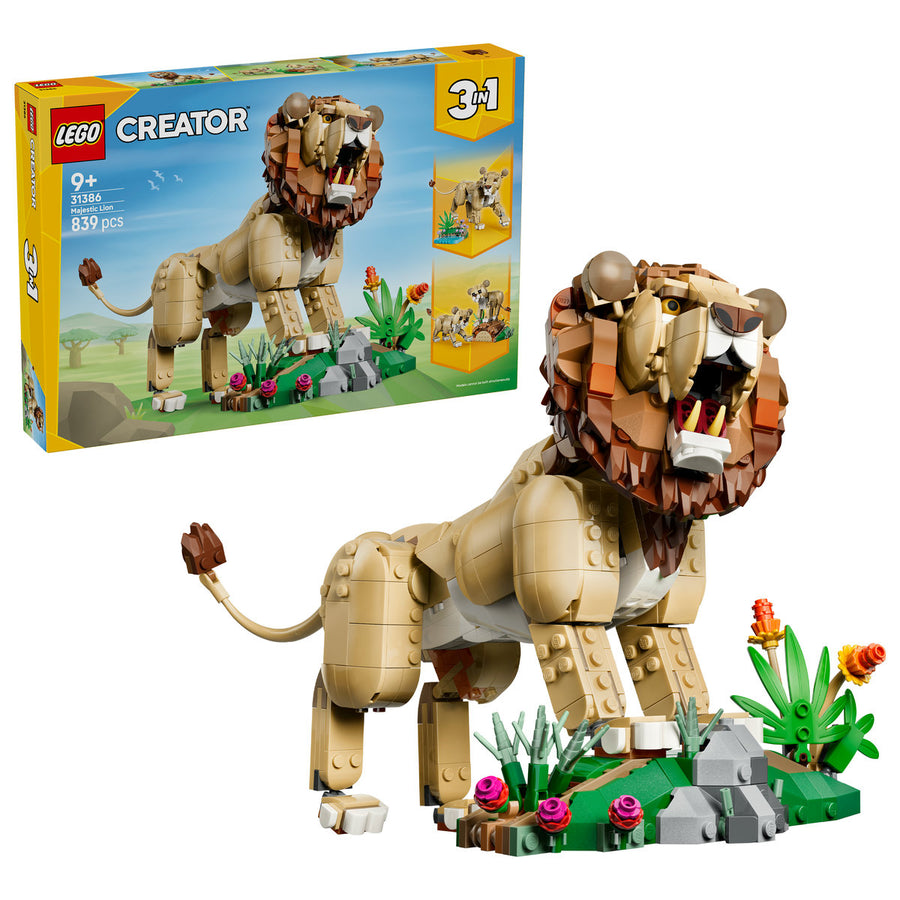LEGO Creator 31386 — Animale sălbatice: Leu maiestuos – imagine 1