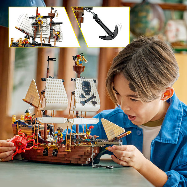 LEGO Creator 31387 — Corabie de pirați emblematică – imagine 7