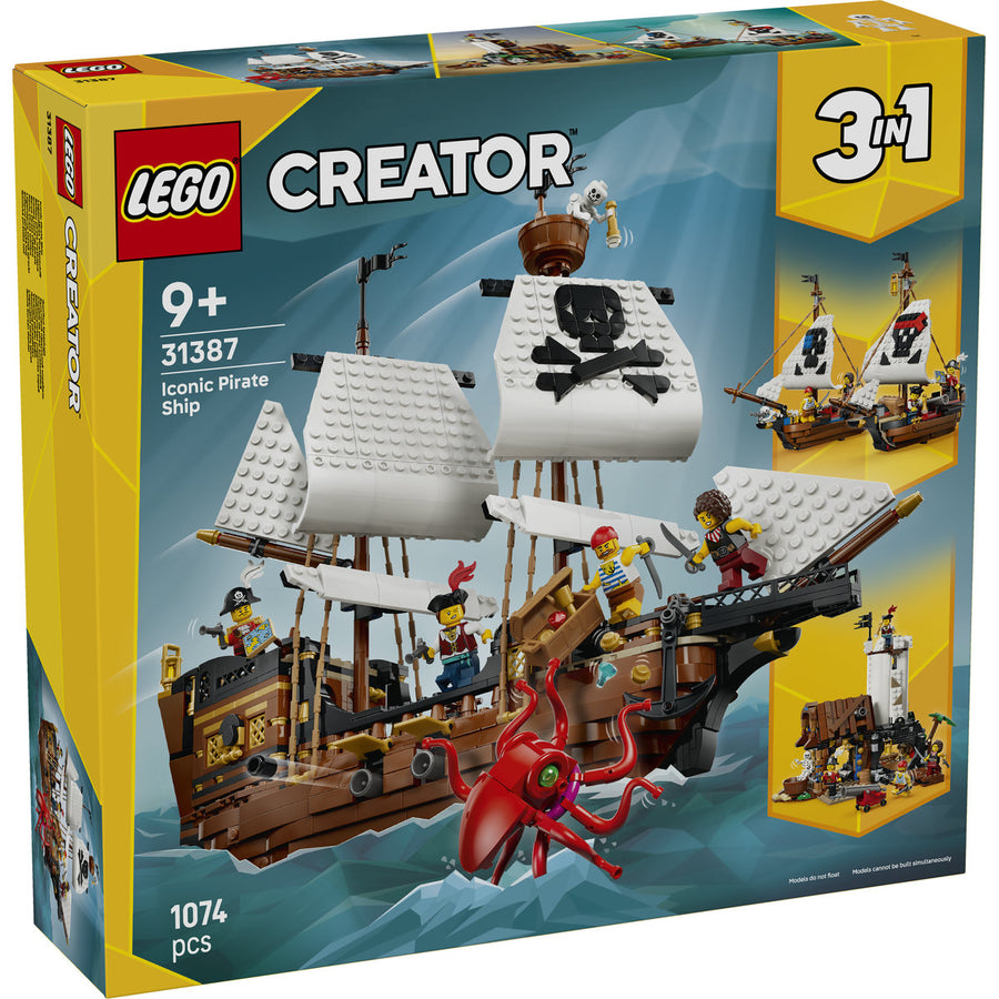 LEGO Creator 31387 — Corabie de pirați emblematică – imagine 2