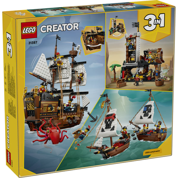 LEGO Creator 31387 — Corabie de pirați emblematică – imagine 3