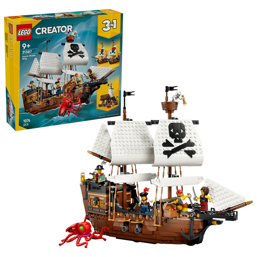 LEGO Creator 31387 — Corabie de pirați emblematică – imagine 1