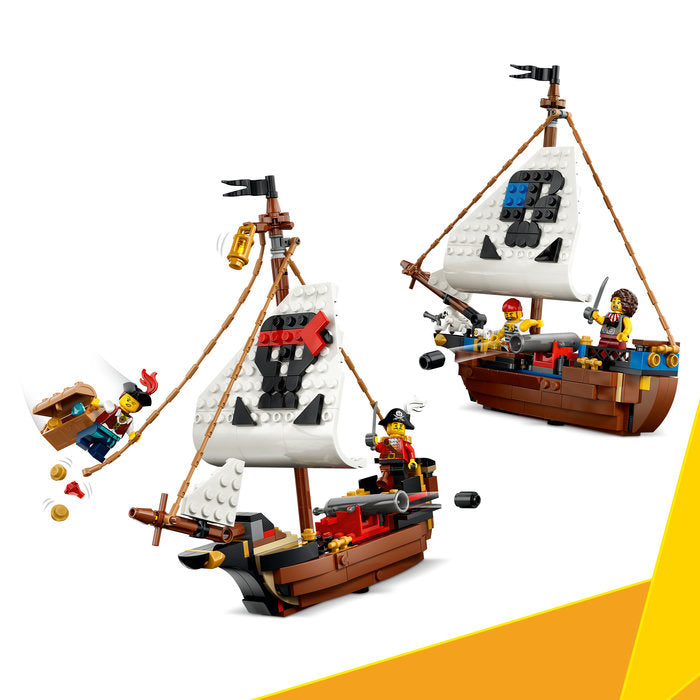 LEGO Creator 31387 — Corabie de pirați emblematică – imagine 8