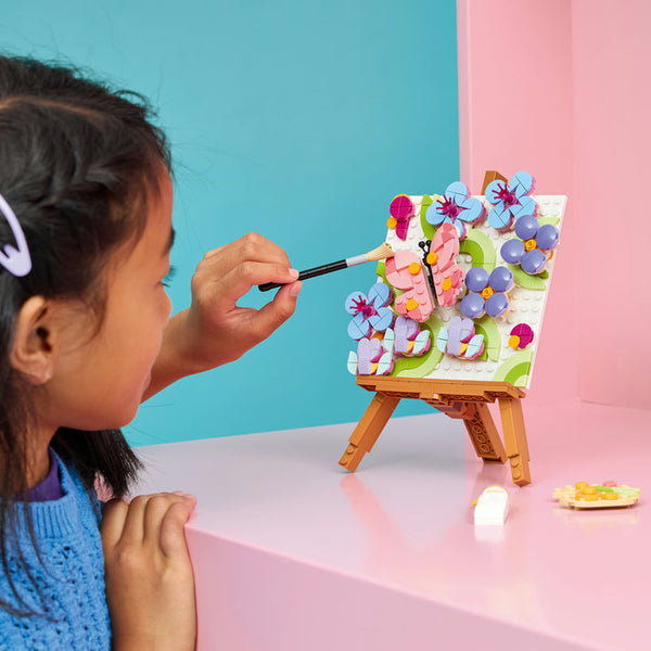 LEGO Creator 31390 — Tablou decorativ cu artă florală – imagine 5